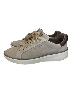 Cole Haan GrandPrø Suede Sneakers Men’s 10.5M Beige Taupe Lace Up C40012